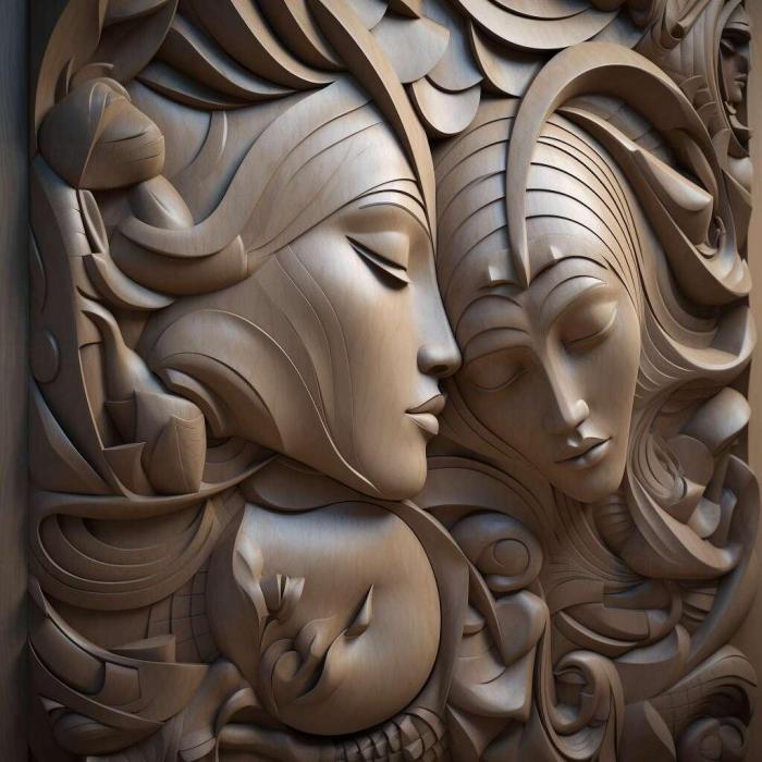 نموذج ثلاثي الأبعاد لآلة CNC 3D Art 